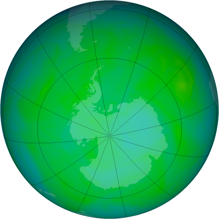 Ozone Map 1982-12-20